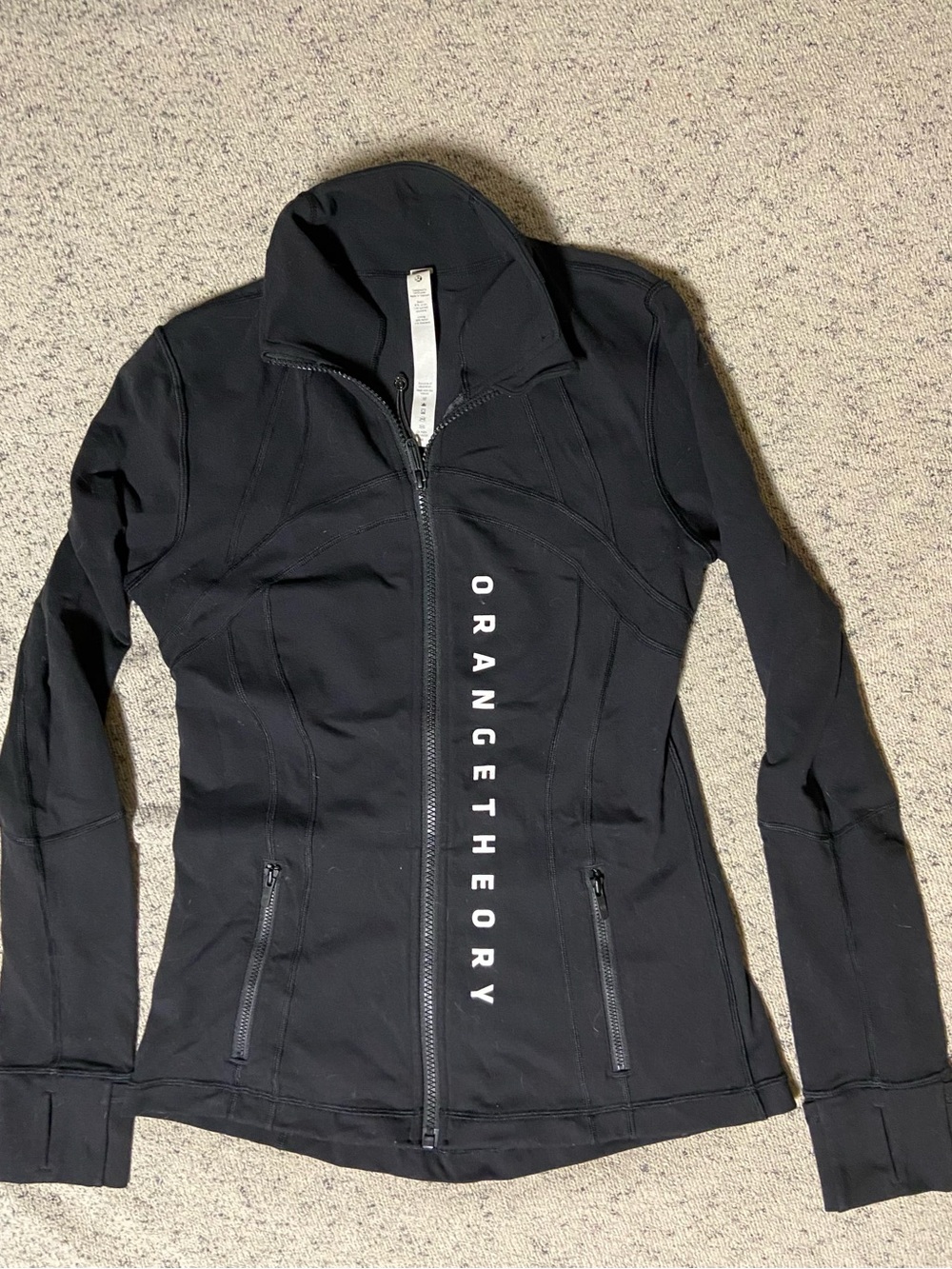 lululemon athletica Black Define Jacket with Orangetheory Logo